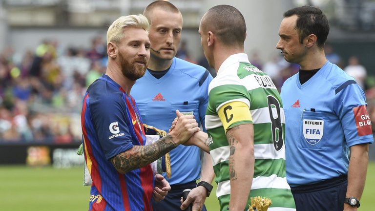 Scott Brown and Messi