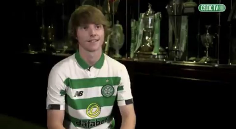 Watch: Luca Connell Signs For Celtic – First Interview