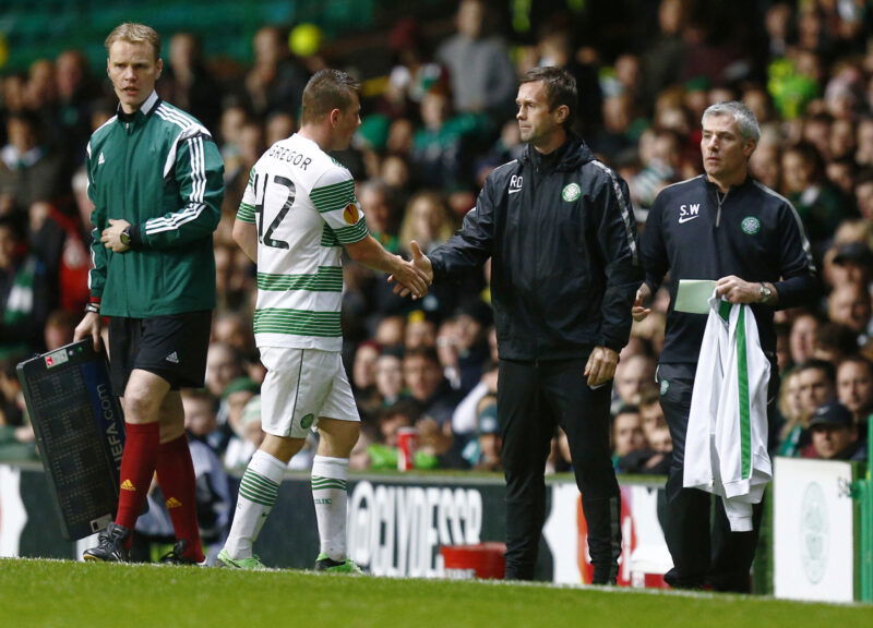 Callum McGregor and Ronny Deila