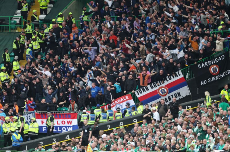 Rangers Fans at Celtic Park