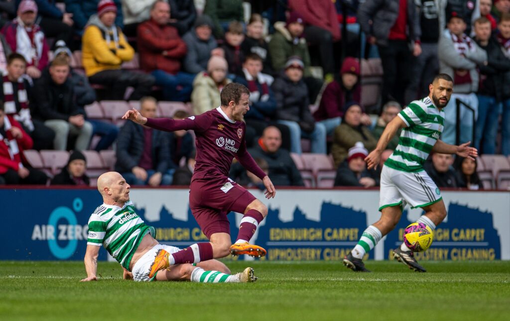 Aaron Mooy and Cameron Carter-Vickers of Celtic