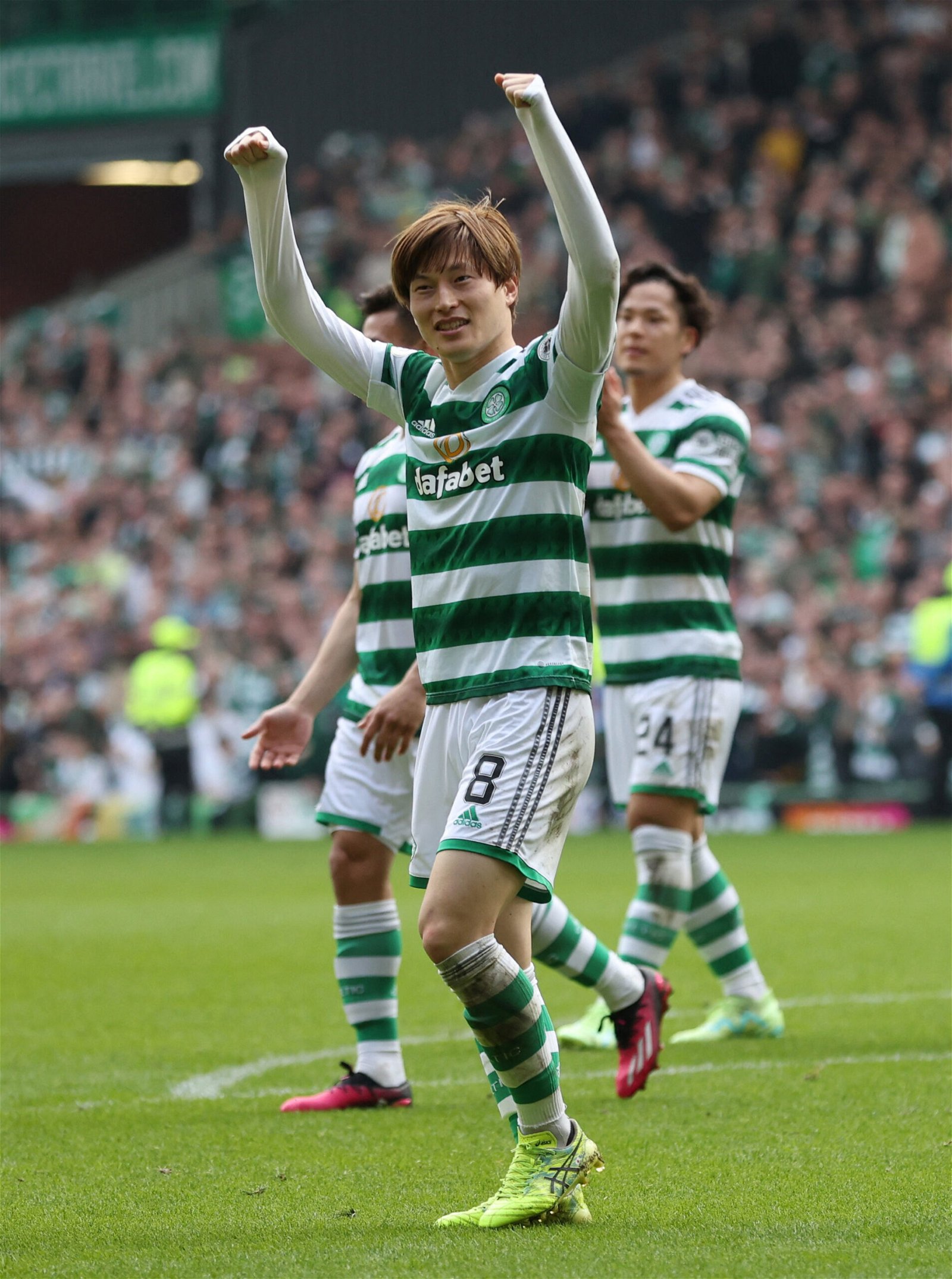 Kyogo Furuhashi will wear the number 8 shirt for Celtic. : r/CelticFC