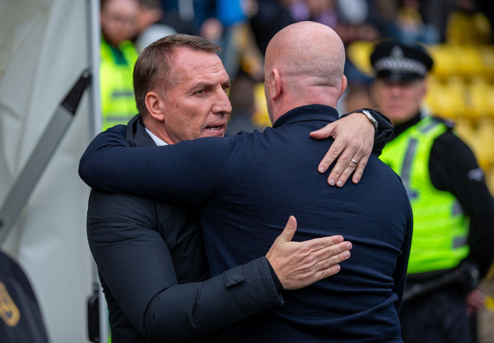 David Martindale and Brendan Rodgers Celtic