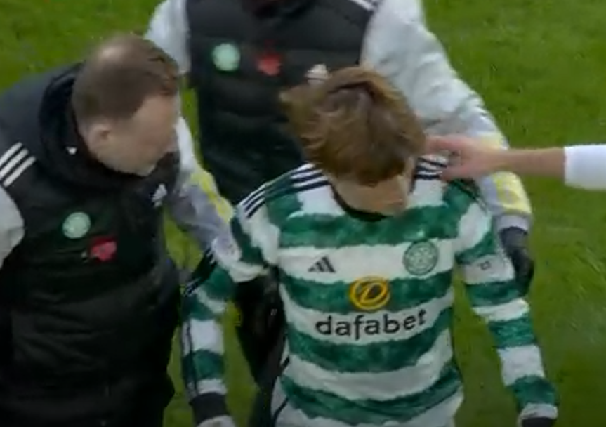 Video: VAR Incredibly Dismisses Reckless Kyogo Head Knock | Latest Celtic  News