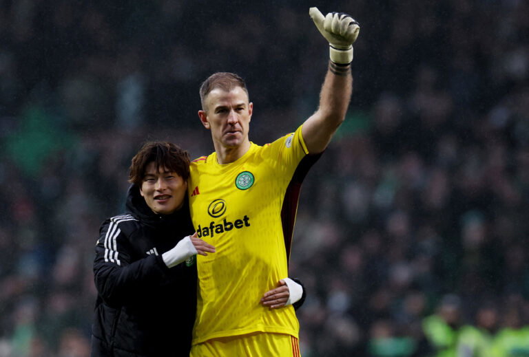 Joe Hart and Kyogo