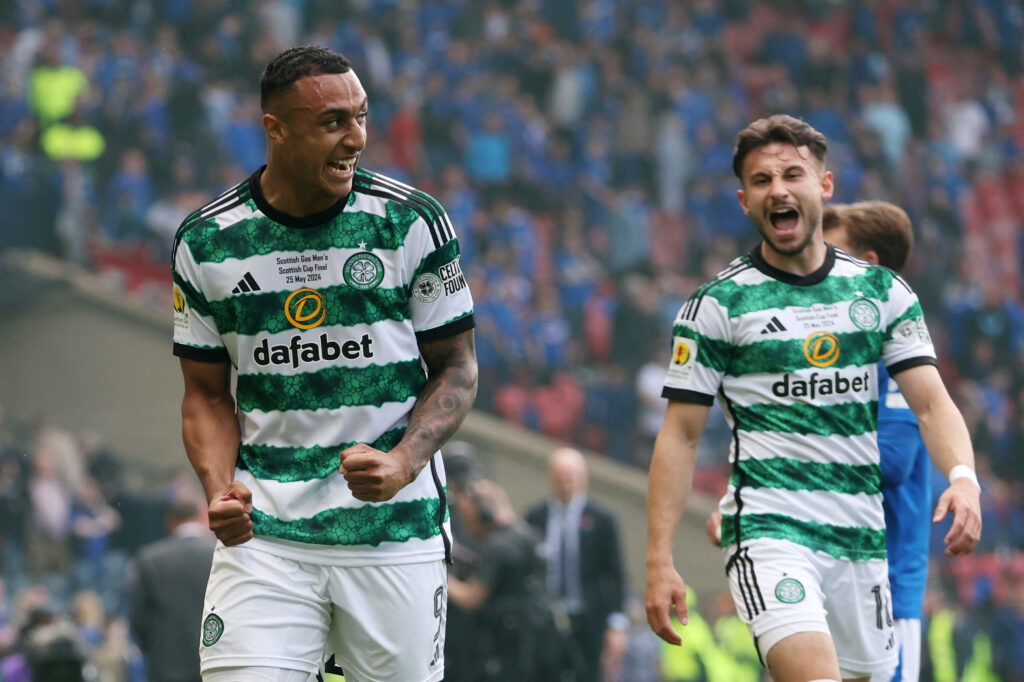 Adam Idah and Nicolas Kuhn Celtic
