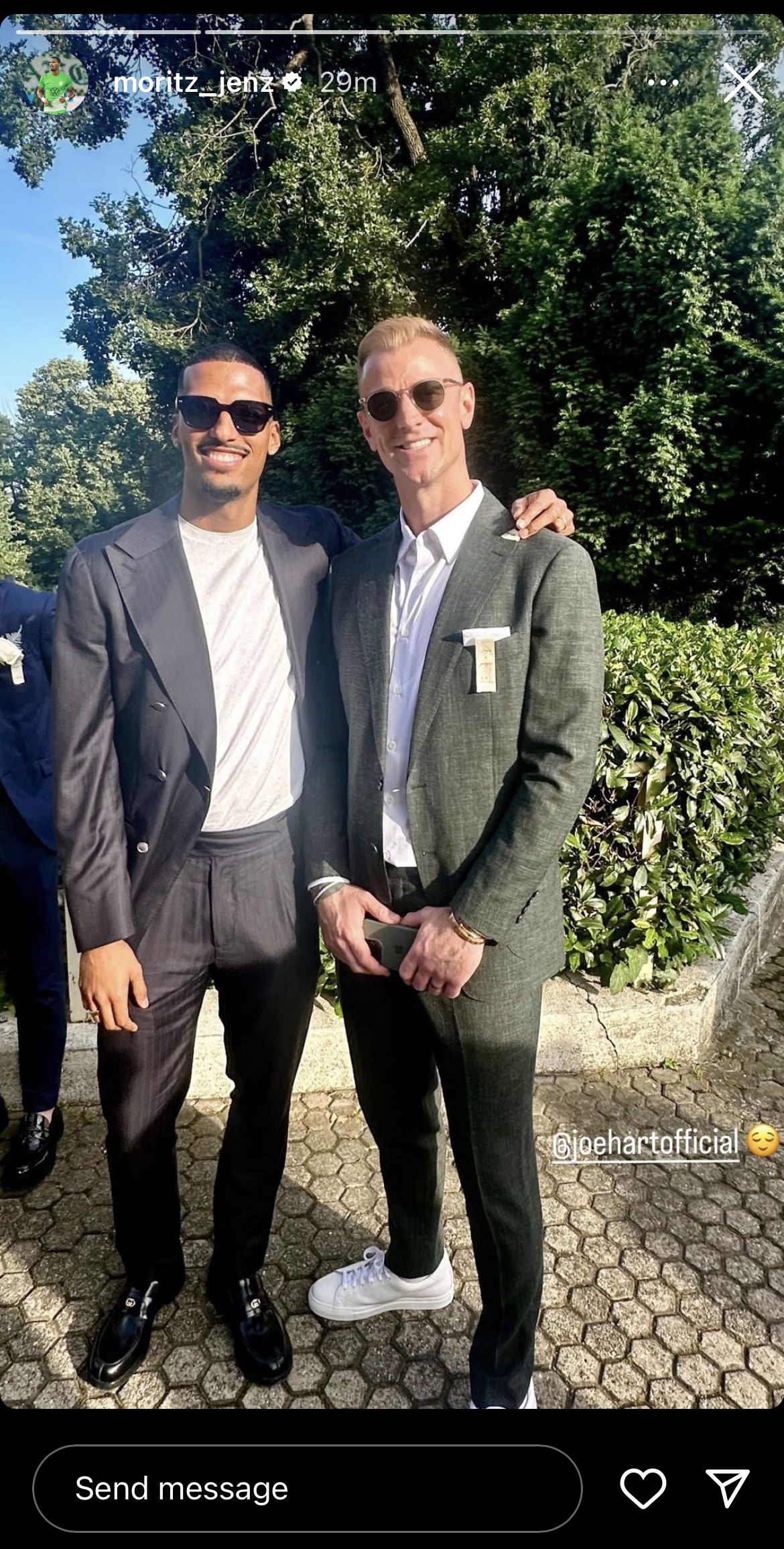 Joe Hart and Moritz Jenz