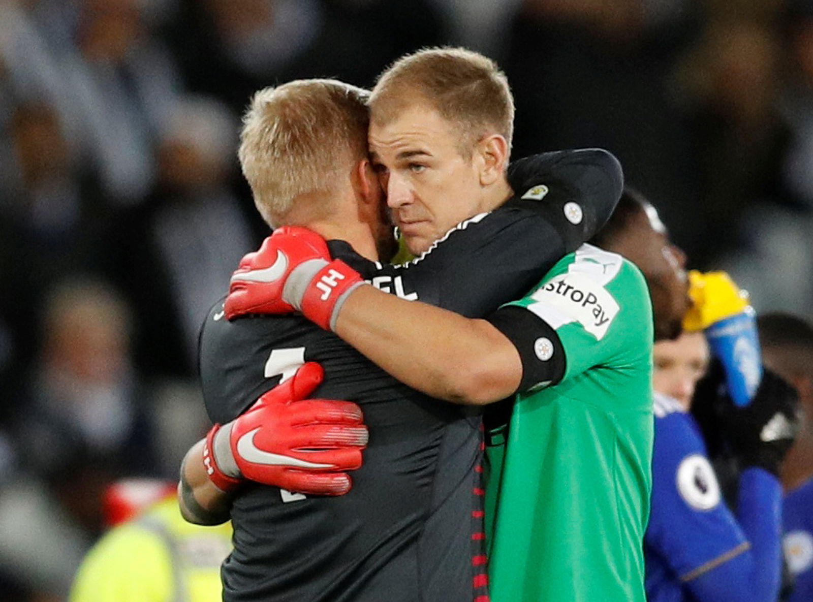 Joe Hart and Kasper Schmeichel