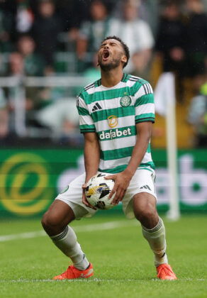 Celtic's Auston Trusty reacts