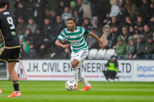 Auston Trusty of Celtic on the ball