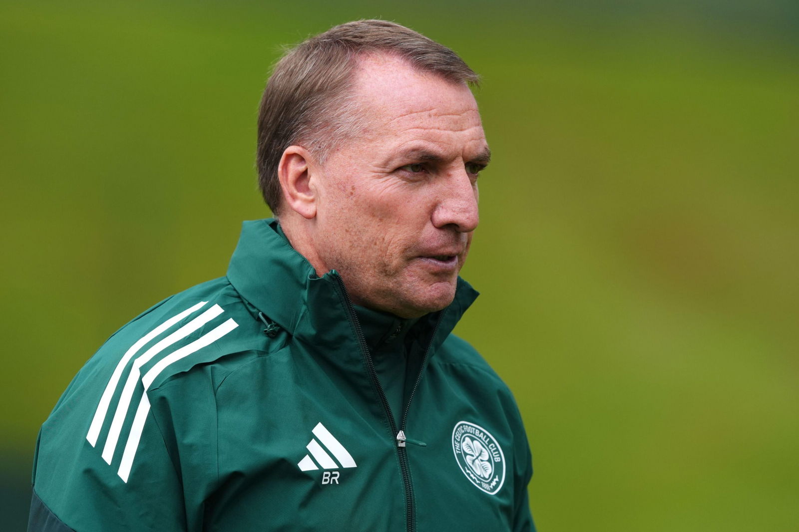 Brendan Rodgers at Lennoxtown