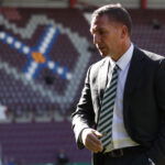 Tynecastle Defeat Piles Pressure on Rodgers Celtic FC Manager Brendan Rodgers, Tynecastle