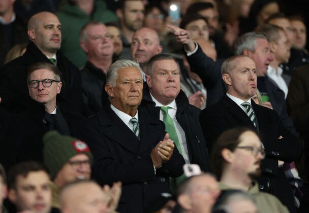 Celtic FC Chairman Peter Lawwell and CEO Michael Nicholson