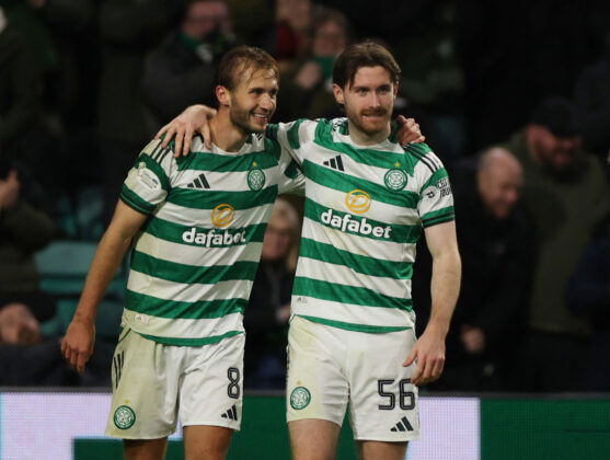 Celtic FC Benjamin Nygren and Anthony Ralston