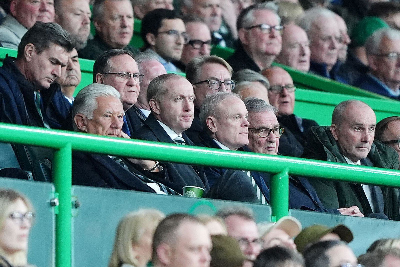 Celtic FC CEO Michael Nicholson, Peter Lawwell, Chris McKay