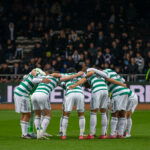 Guardian Writer Says What Every Celtic Fan Is Thinking After Dundee Defeat celtic huddle dens park