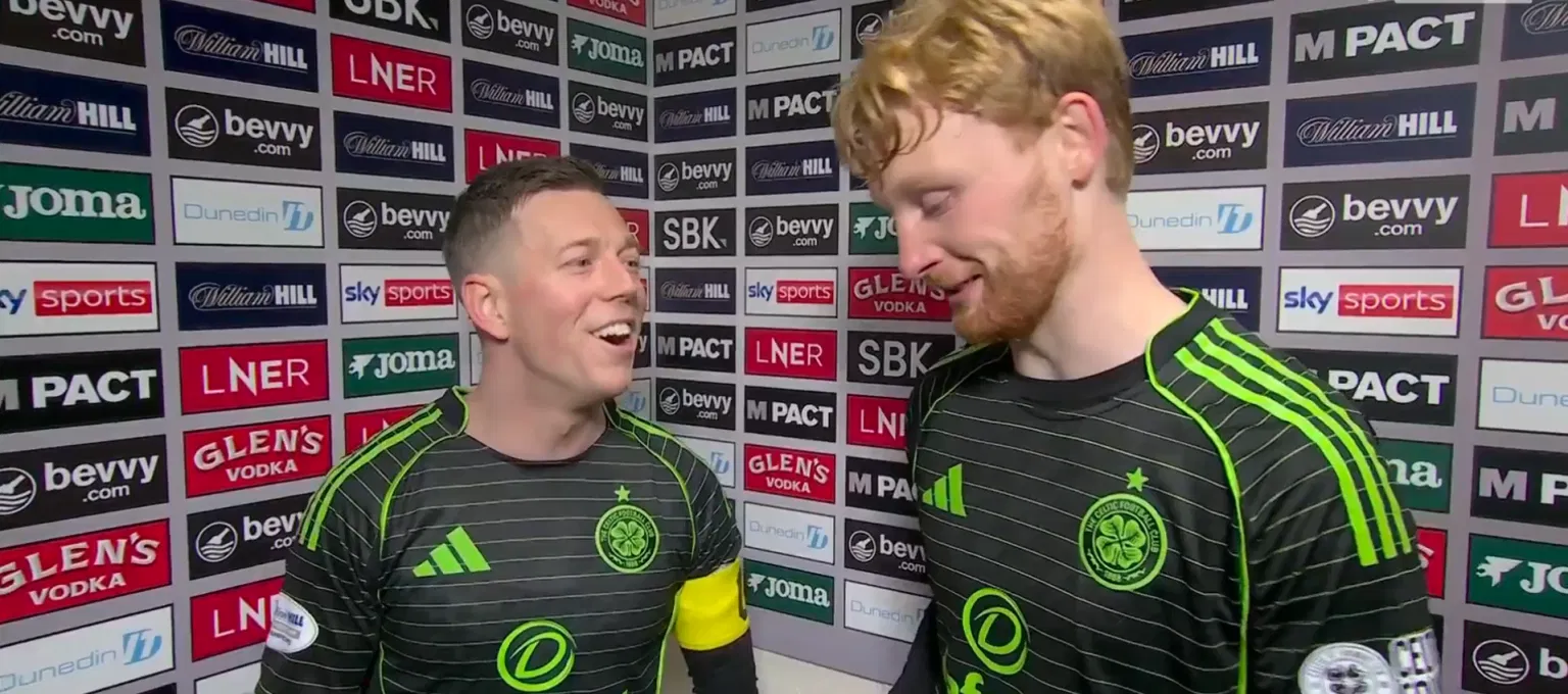 Hilarious Sky Sports Mix-Up Leaves Callum McGregor and Liam Scales in Stitches Hilarious Sky Sports Mix-Up Leaves Callum McGregor and Liam Scales in Stitches