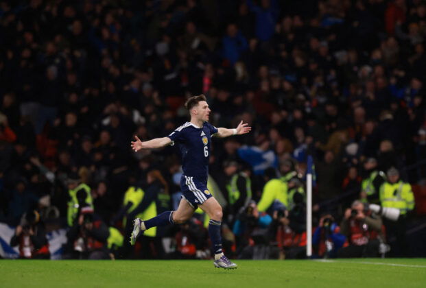 Celtic FC and Scotland Player Kieran Tierney, World Cup Goal