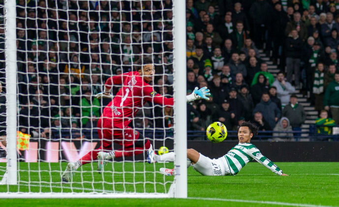 Celtic FC Reo Hatate Scores vs St Mirren