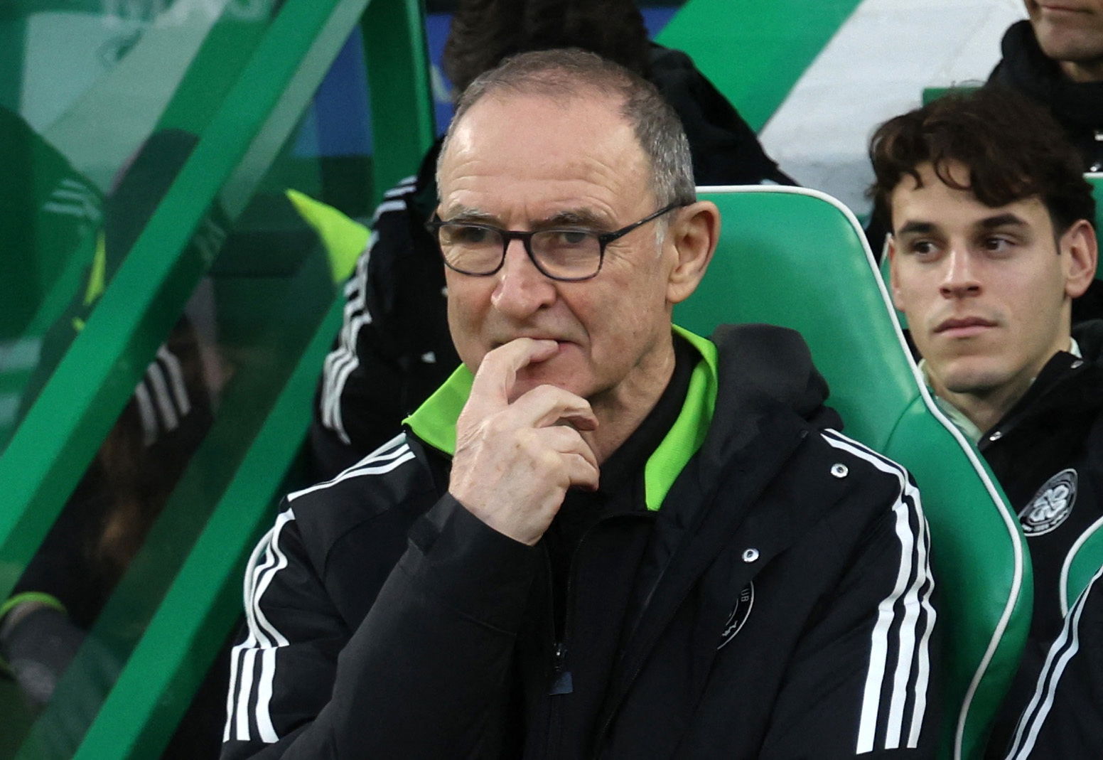 Celtic FC Martin O'Neill, Celtic Park dugout