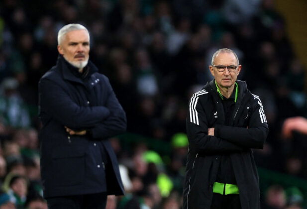 Celtic FC Manager Martin O'Neill, Celtic Park, Jim Goodwin