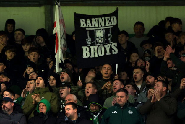 Celtic FC fans protest