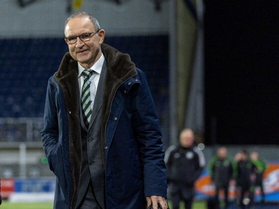 Celtic FC Boss Martin O'Neill, Falkirk Stadium