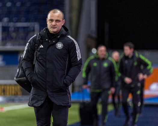 Celtic FC Assistant Shaun Maloney, Falkirk Stadium