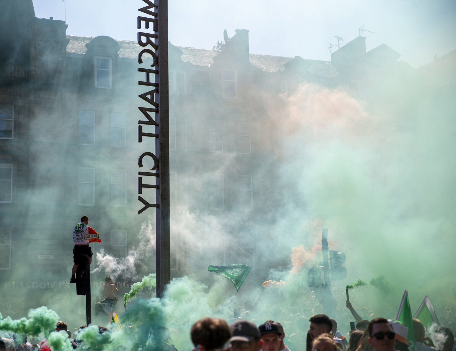 Celtic Trongate title party