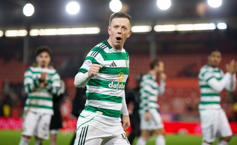 Celtic captain Callum McGregor