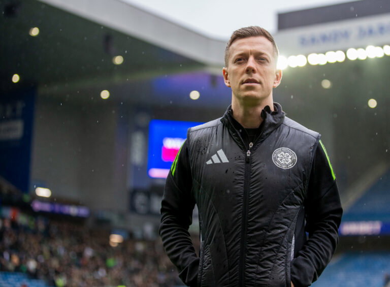 Celtic FC Captain Callum McGregor at ibrox