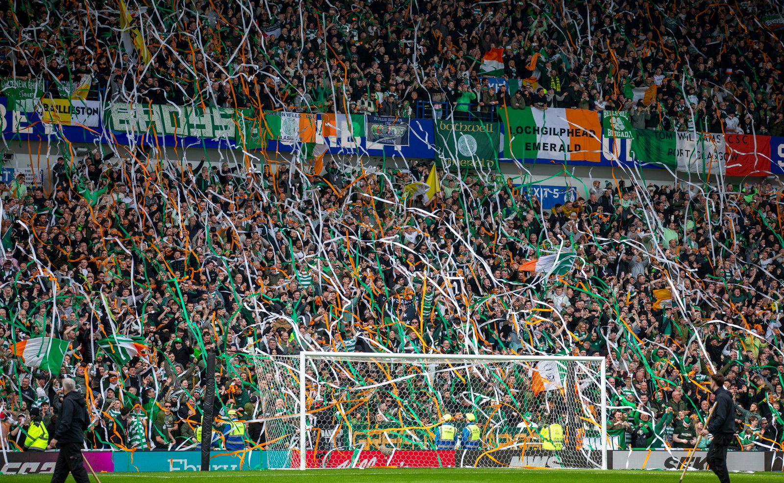 Rangers vs Celtic: Scottish Cup TIe Celtic Support DISPLAY