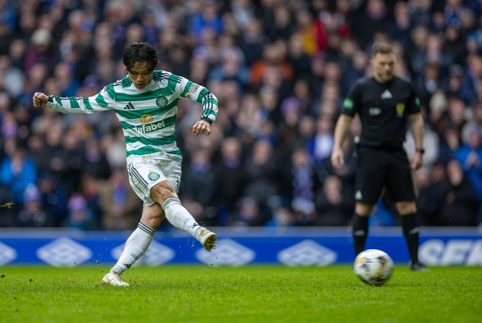 Celtic midfielder Reo Hatate