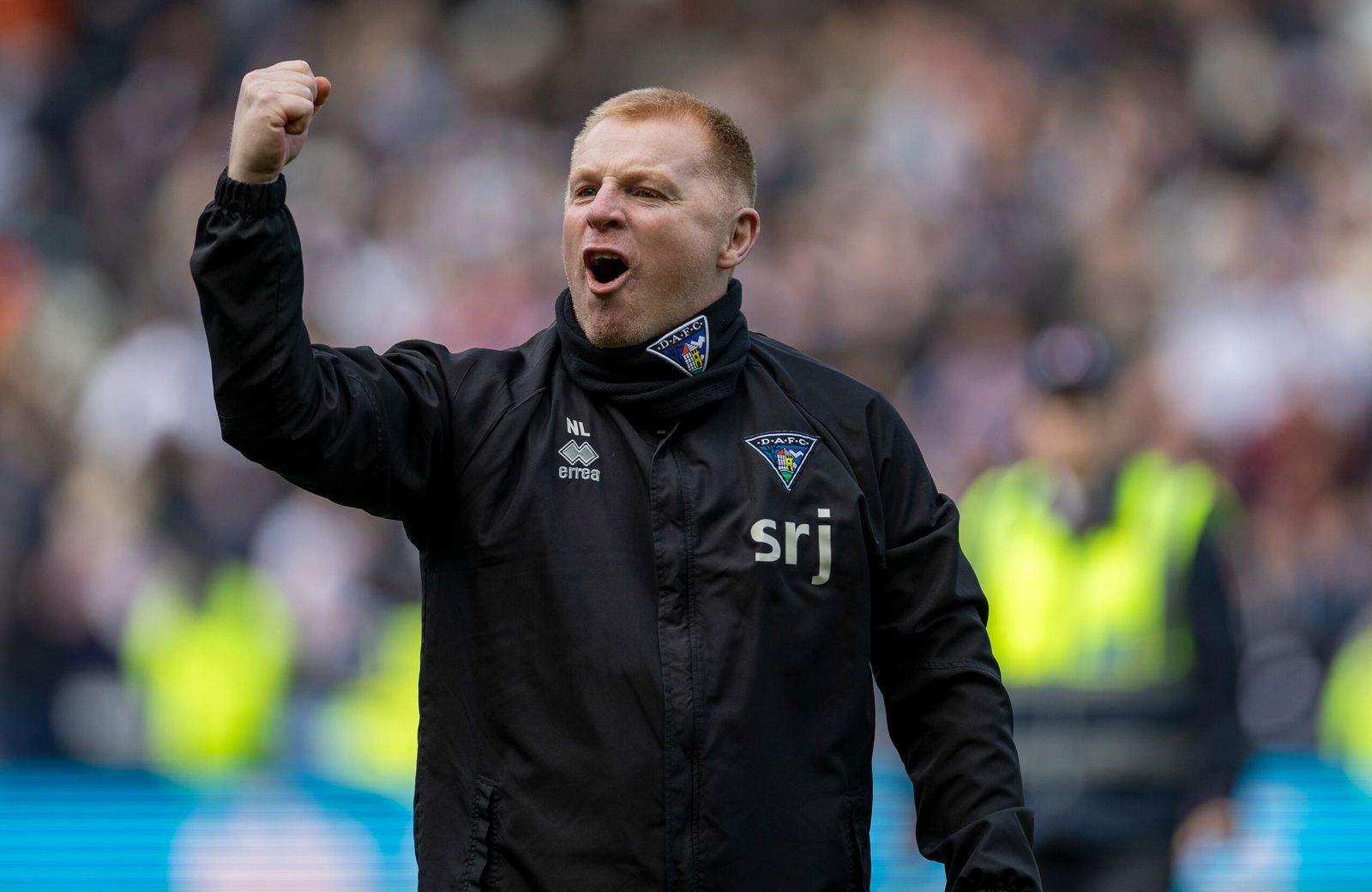 Neil Lennon Hampden Semi-Final Dunfermline vs Falkirk