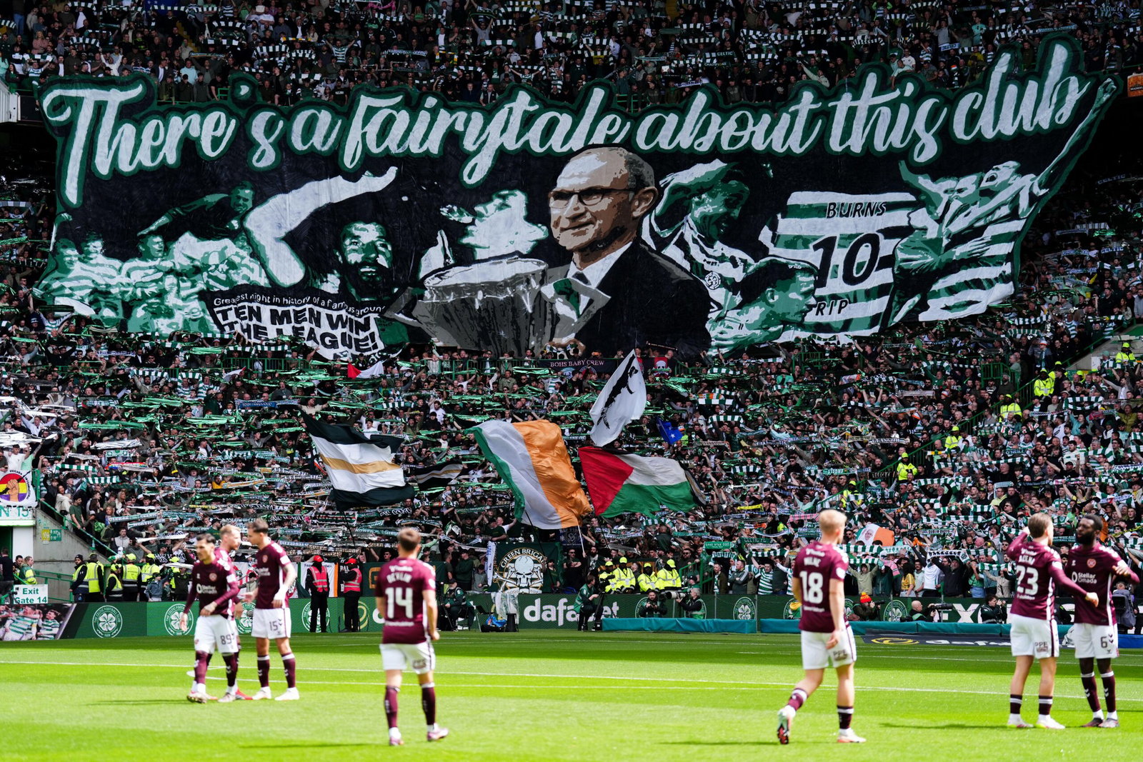 Celtic FC Martin O'Neill display